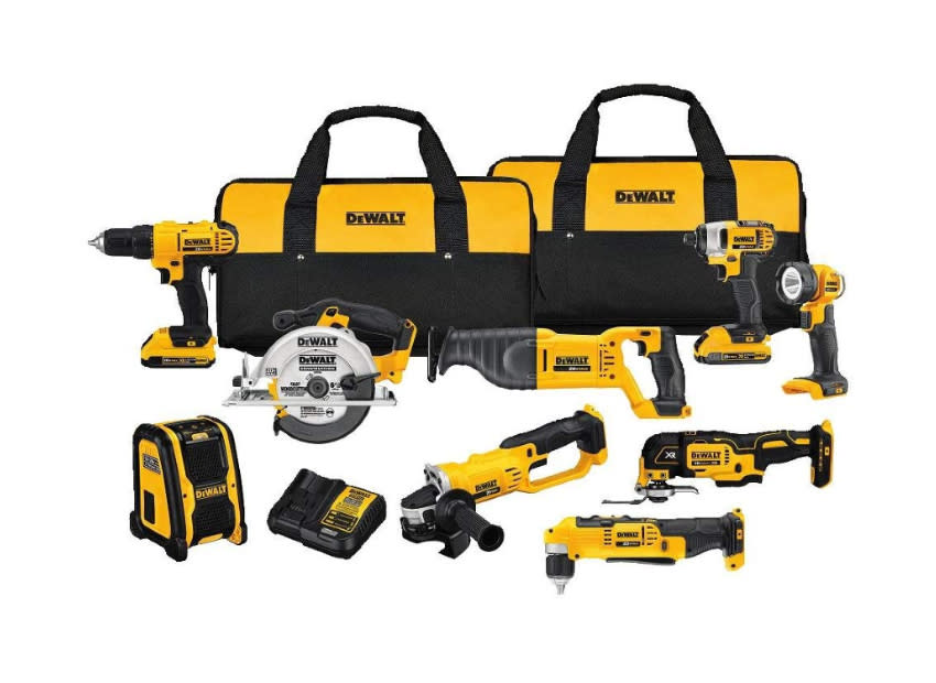 Save $300 on this nine-tool kit with carrying bags. (Photo: Amazon)