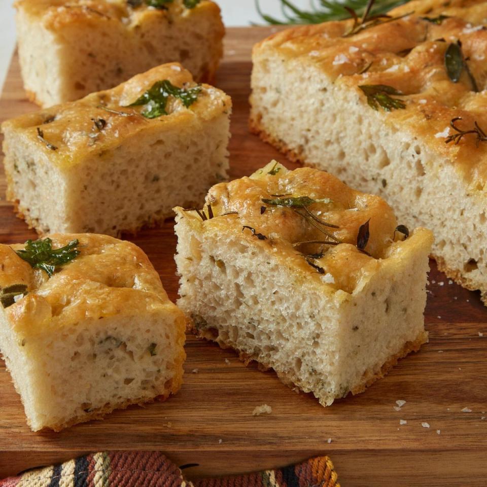 easy appetizers herb focaccia