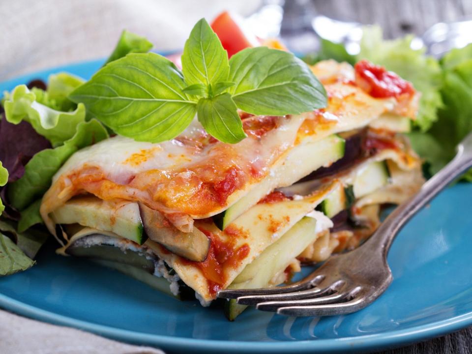 Zucchini and Basil Lasagna