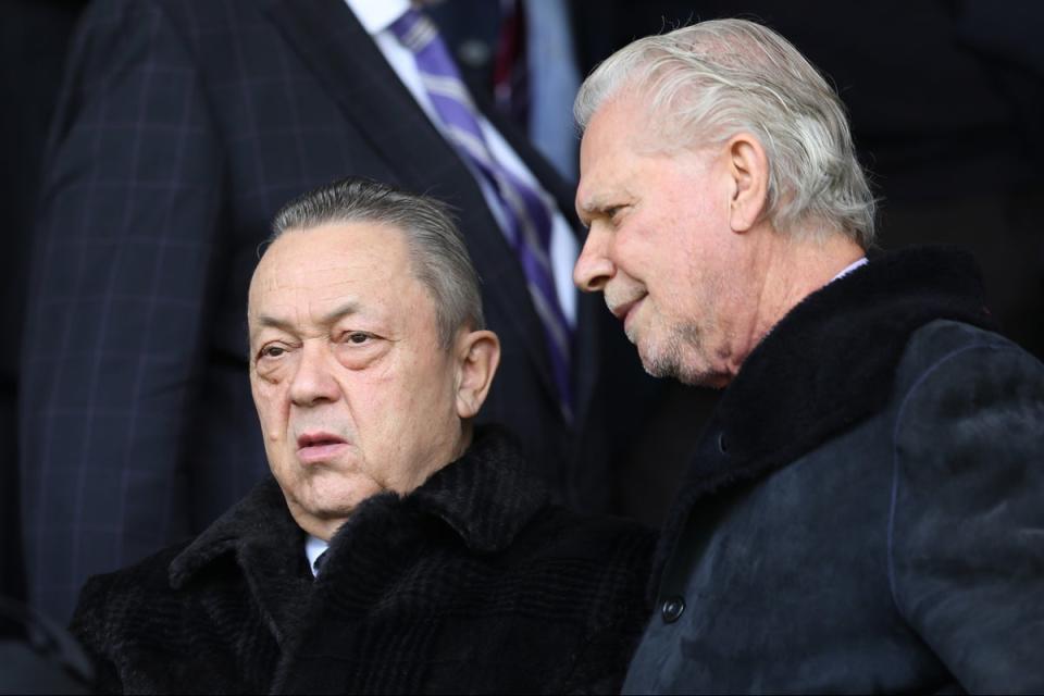 David Gold and fellow co-owner David Sullivan. (Getty Images)