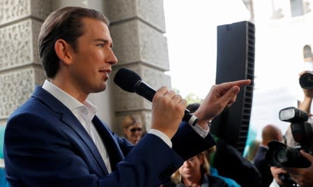 Final campaign rallies ahead of Austria's parliamentary election in Vienna