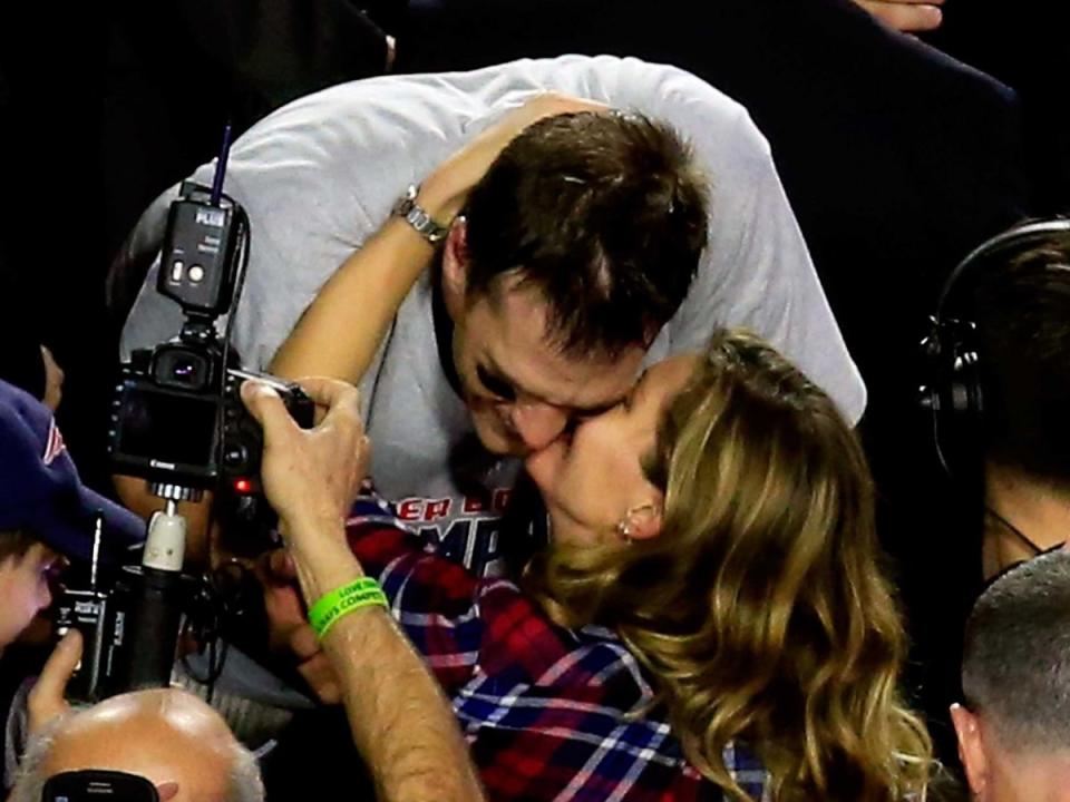 Tom Brady Gisele super bowl paparazzi