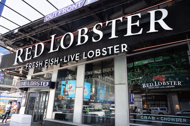 <p>Getty Images</p> A stock photo of a Red Lobster restaurant