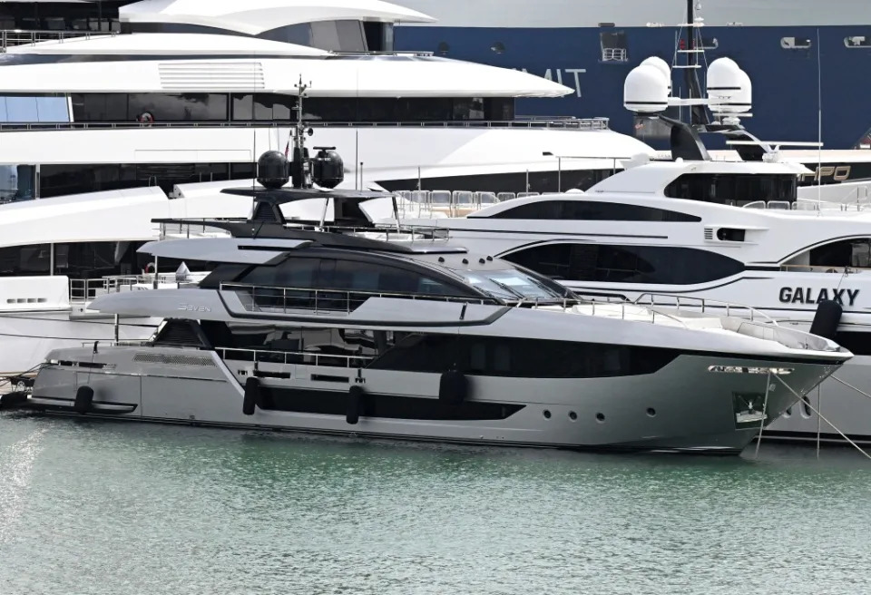 The boat is worth over $20 million. MEGA