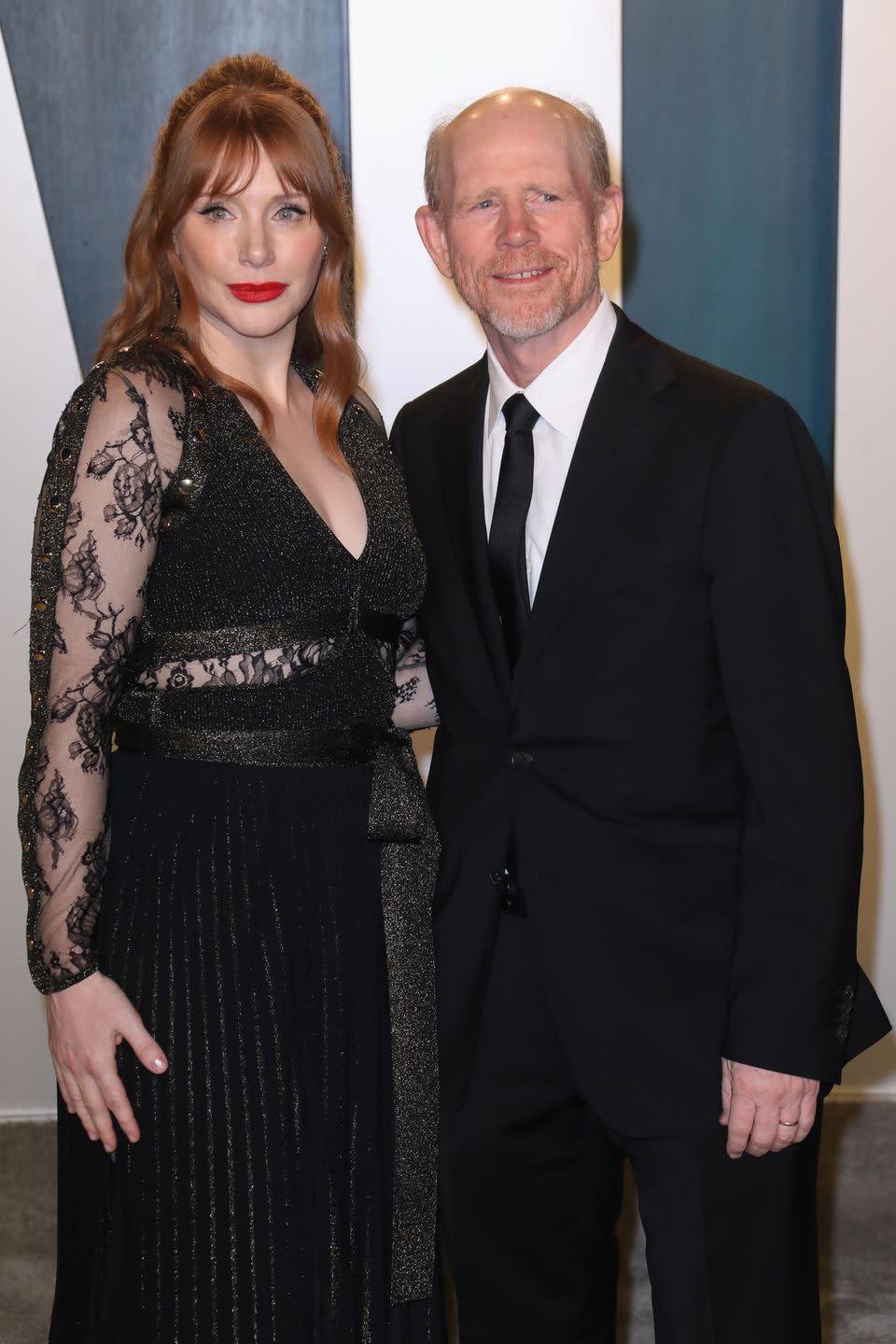 Bryce Dallas Howard and Ron Howard