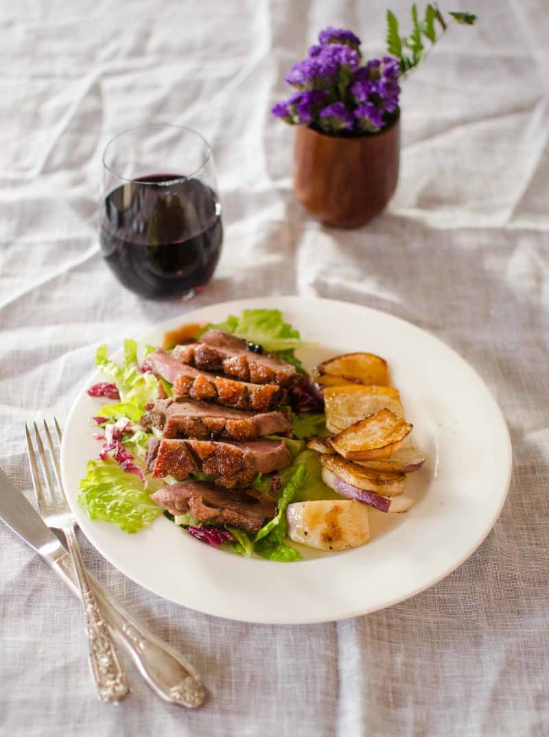 Duck Breast with Pomegranate Citrus Glaze