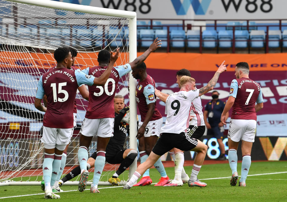 While so much about the Premier League is different, complaints about technology in the game continues. In the game at Villa Park, the goal-line technology system failed in the game's first half meaning that Sheffield United were denied a certain goal in a game they ending up drawing 0-0.