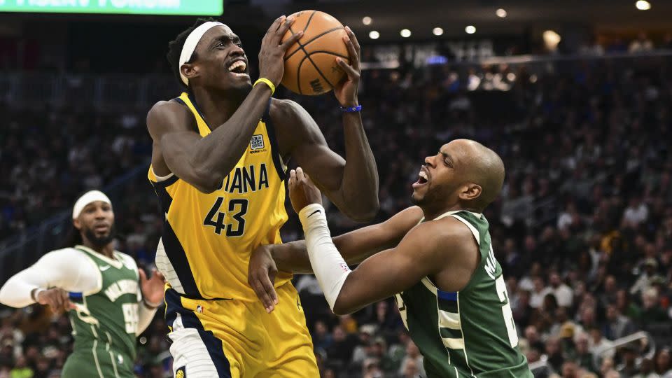 Siakam had it going offensively, but the Pacers defense failed to contain Milwaukee. - Benny Sieu/USA TODAY Sports/Reuters