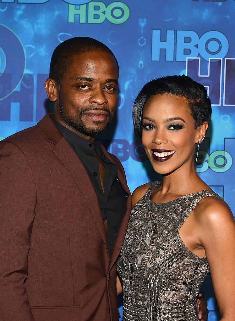 Dulé Hill and Jazmyn Simon attend a post-Emmy party on Sept. 18, 2016. (Photo: Araya Diaz/Getty Images)