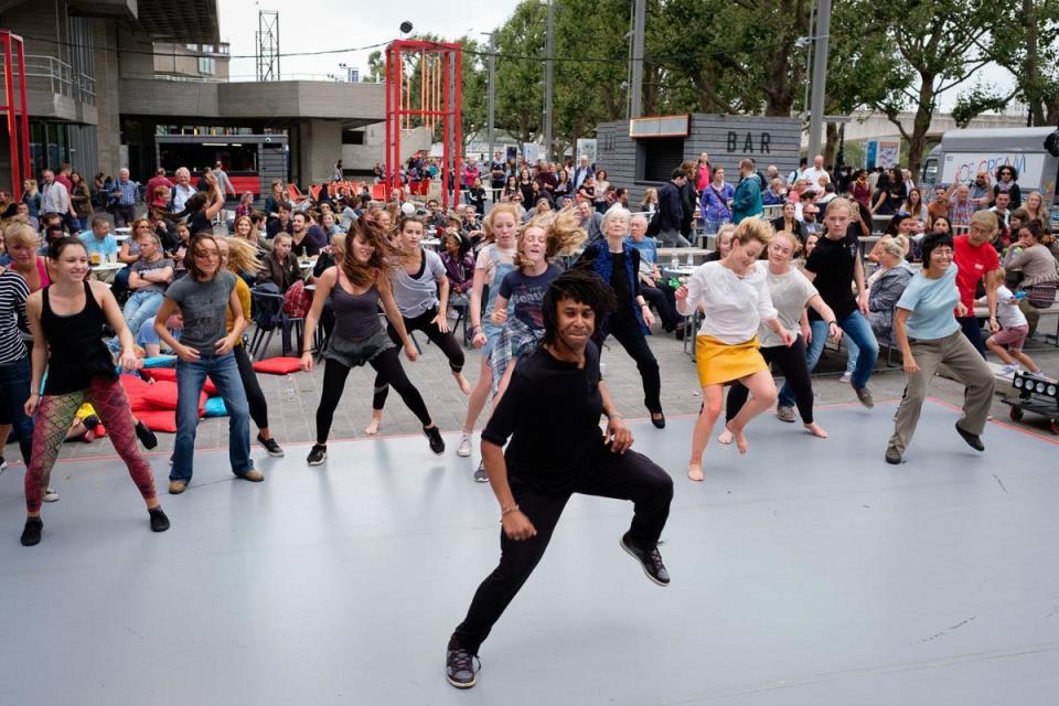 A Rambert workshop at last year's River Stage