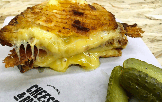 Cheese and Bread have launched their cheese toastie drive-thru in Melbourne. Photo: Instagram