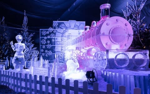 In Manchester, your family can enjoy a completely immersive visit to a village made of ice - Credit: Ice Village