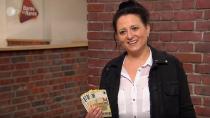 Unglaubliche 1.000 Euro Gewinn für Frau Mittermaier: "Es war großartig! Ich bin so positiv überrascht! Und ich freue mich so sehr!" (Bild: ZDF)