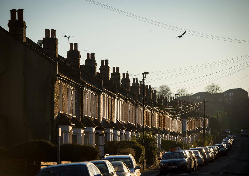 Residential houses in south east London. Photo: Dominic Lipinski/PA Wire/PA Images