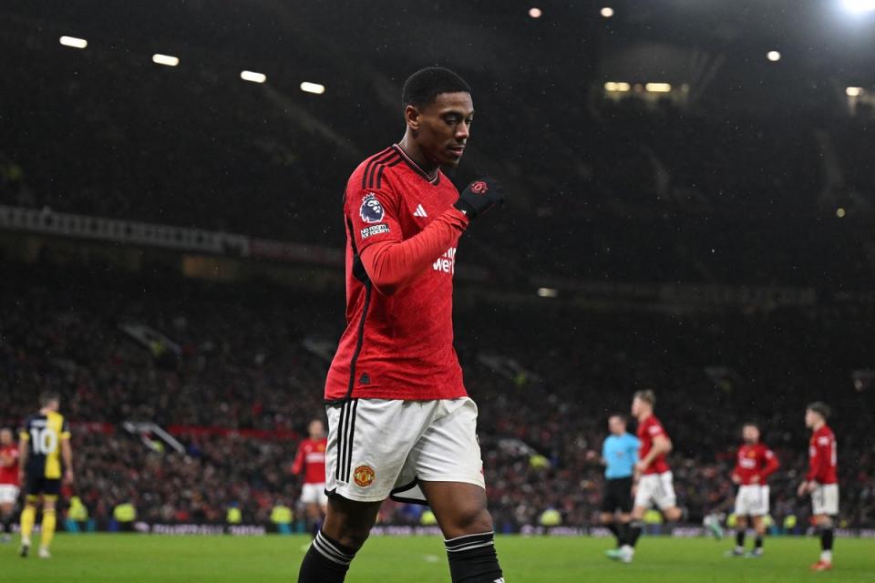 Anthony Martial will be out for more than two months (AFP via Getty Images)