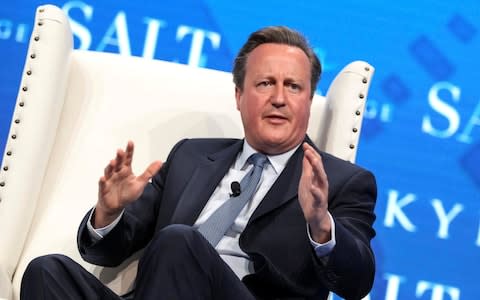 Former British prime minister David Cameron  - Credit: Reuters