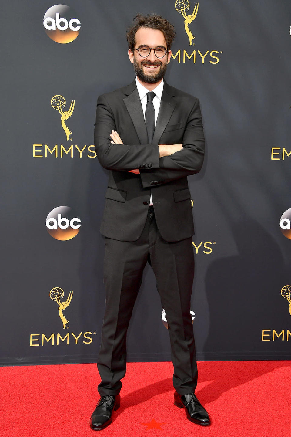 <p>Jay Duplass arrives at the 68th Emmy Awards at the Microsoft Theater on September 18, 2016 in Los Angeles, Calif.(Photo by Steve Granitz/WireImage)</p>