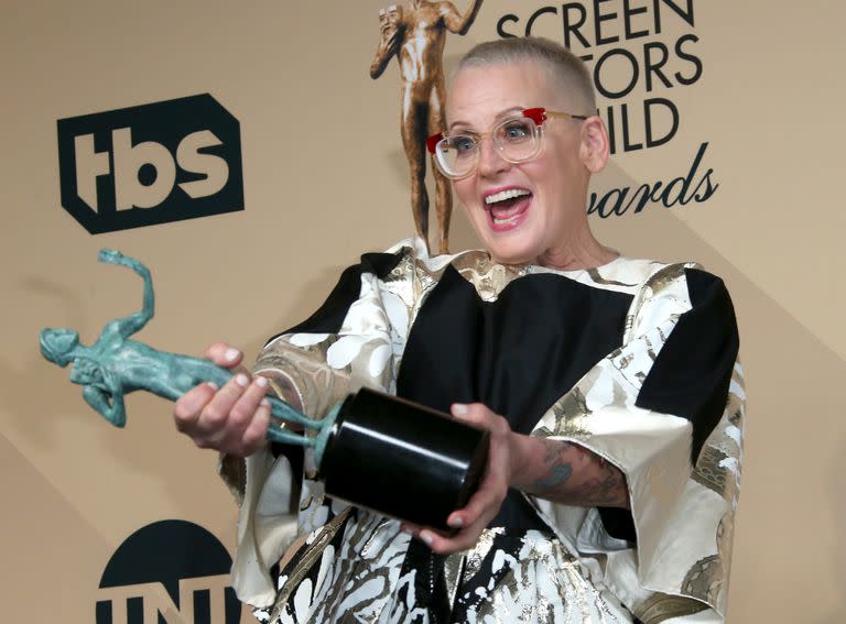 Lori Petty en la entrega de los Screen Actor Guild Awards de 2017, donde fue reconocida por su labor en la serie Orange is the New Black