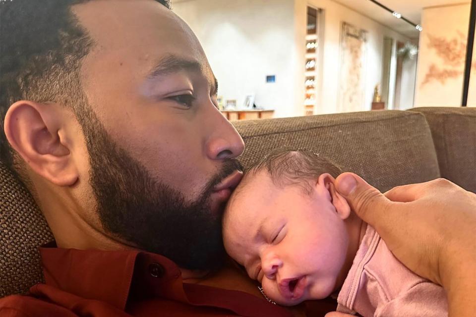 John Legend and baby