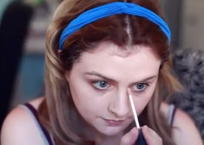 This makeup tutorial makes a very important point about depression