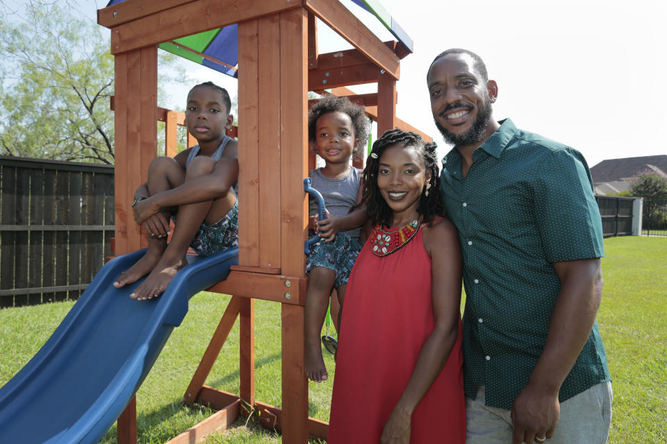 The Henry family of Cedar Hill, Texas has created a learning environment for their nine-year-old son Jackson.A group of children that maintain the same family quarantines to prevent the spread of COVID-19 but still allows the children to have social interaction and learning opportunities in their pod or bubble on August 06, 2020. (Photo: Ralph Lauer for Washington Post)