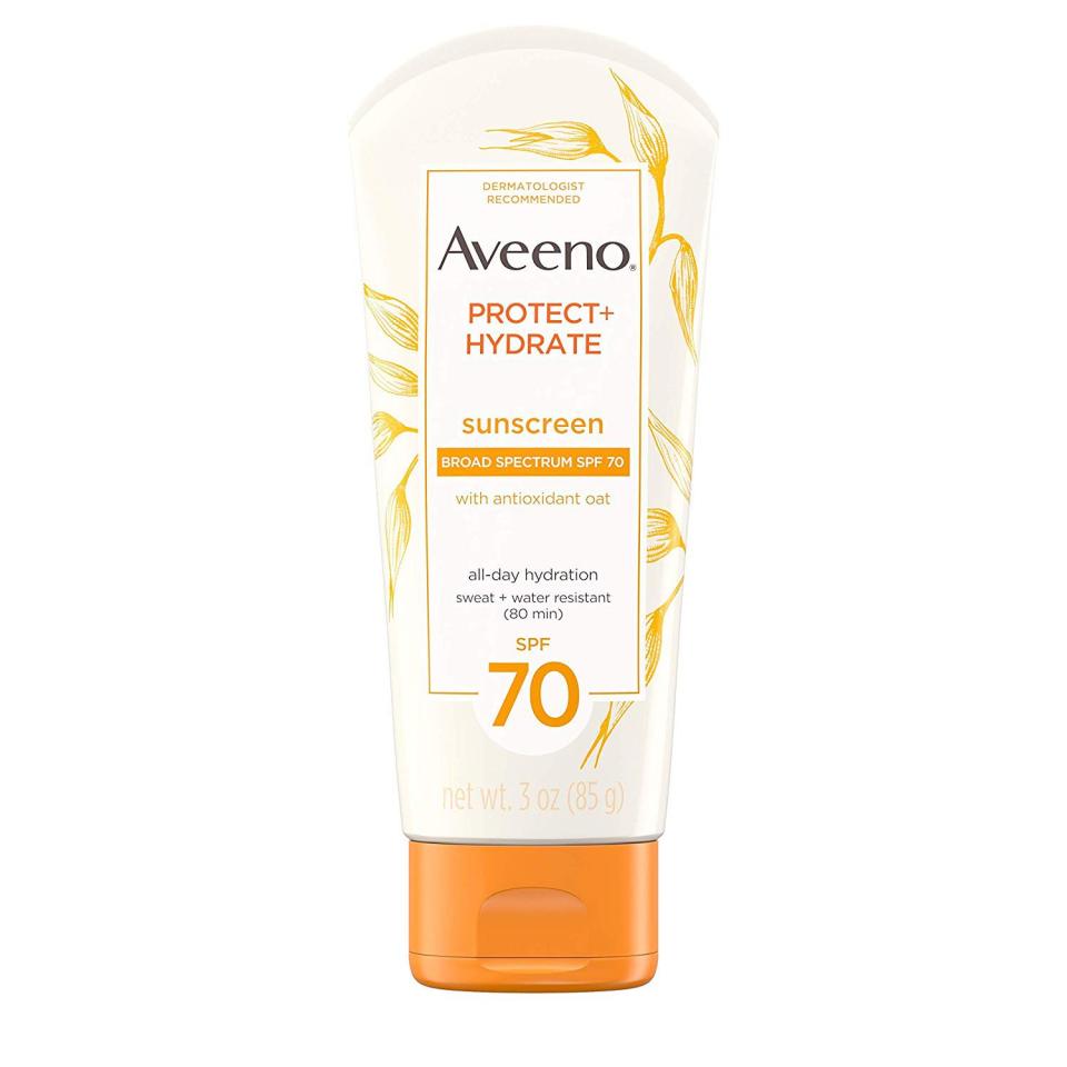 Aveeno Protect + Hydrate Lotion Sunscreen With SPF 70