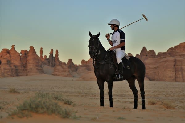 Polo entertainment at AlUla