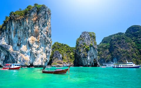 Boats in Phuket, Thailand