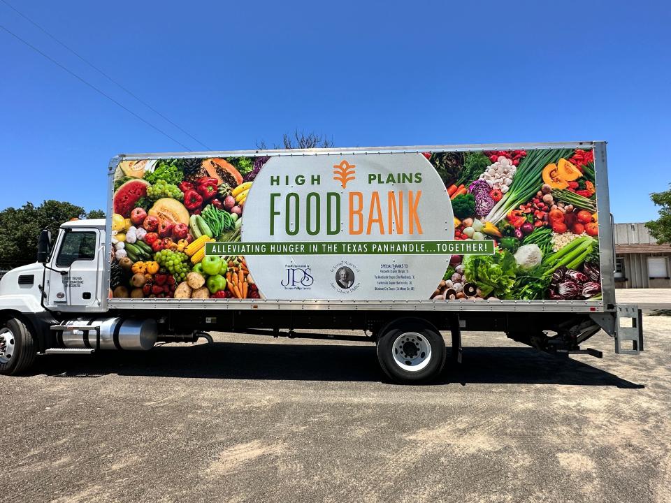 The High Plains Food Bank unveiled its new truck for its Commodity Supplemental Food Program Friday for seniors after recieving a $69,000 donation from the Jane Phillips Society in August. The food bank is now offering more meal plans for area senior citizens as a result of the truck.