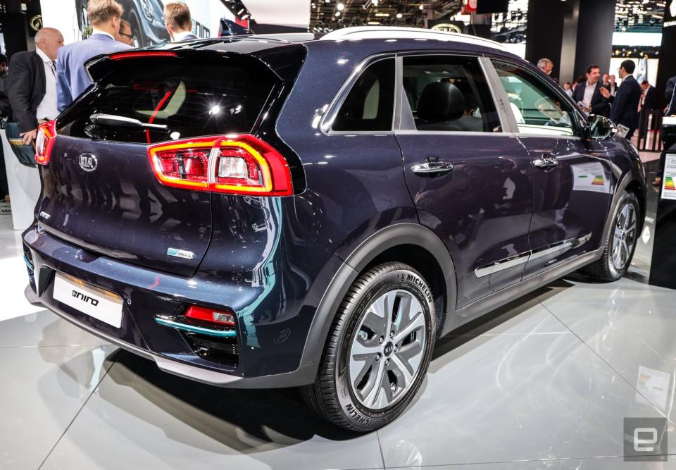 Kia has launched the e-Niro, an all-electric version of its hybrid Niro, with