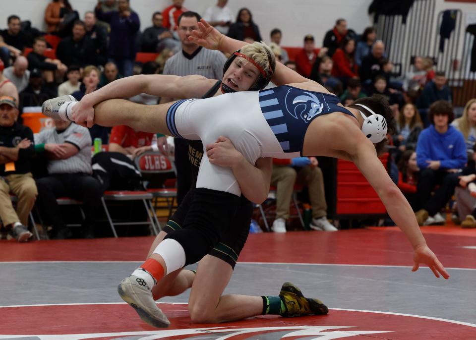 175: Harvey Ludington (Brick Memorial) tf. Nick Stump (CBA) 3:49 (19-4). NJSIAA Region 6 Wrestling finals at Jackson Liberty High School on February 25, 2023