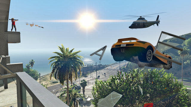 GTA 5 PC Mod Lets You Throw Cars Around With a Gravity Gun