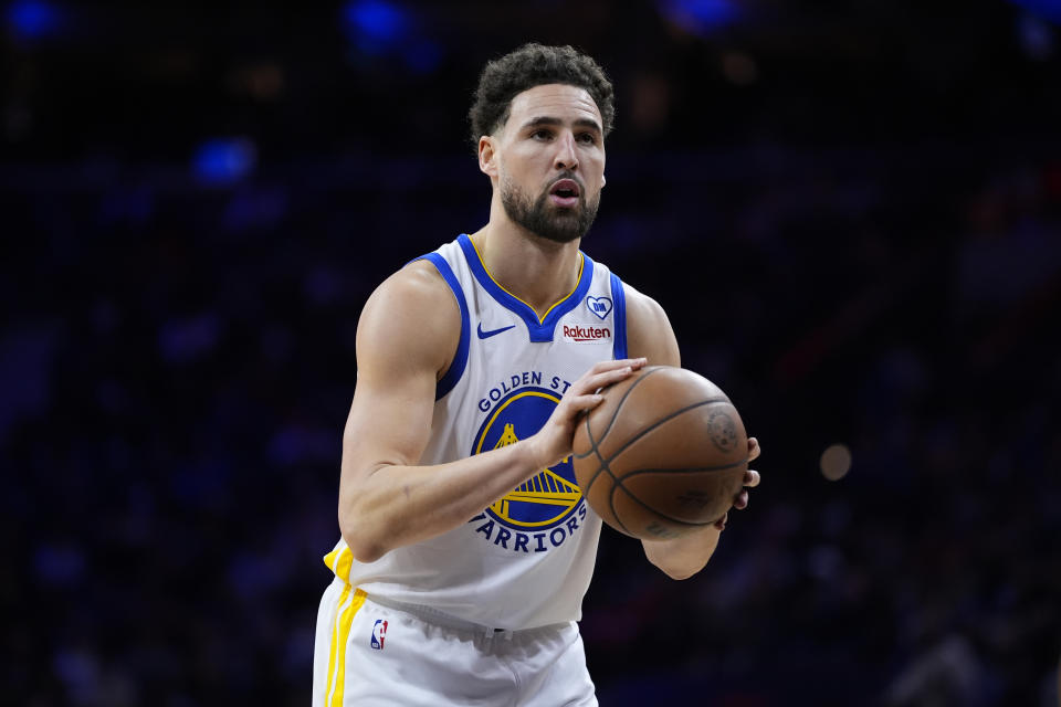 Klay Thompson 。(AP Photo/Matt Slocum)