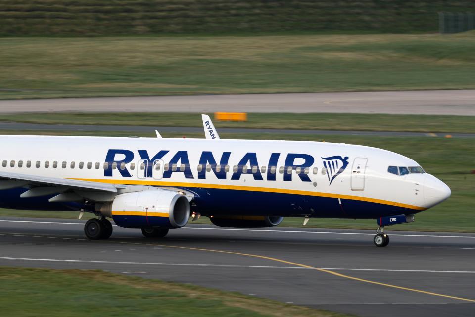 A Ryanair plane (PA Archive)