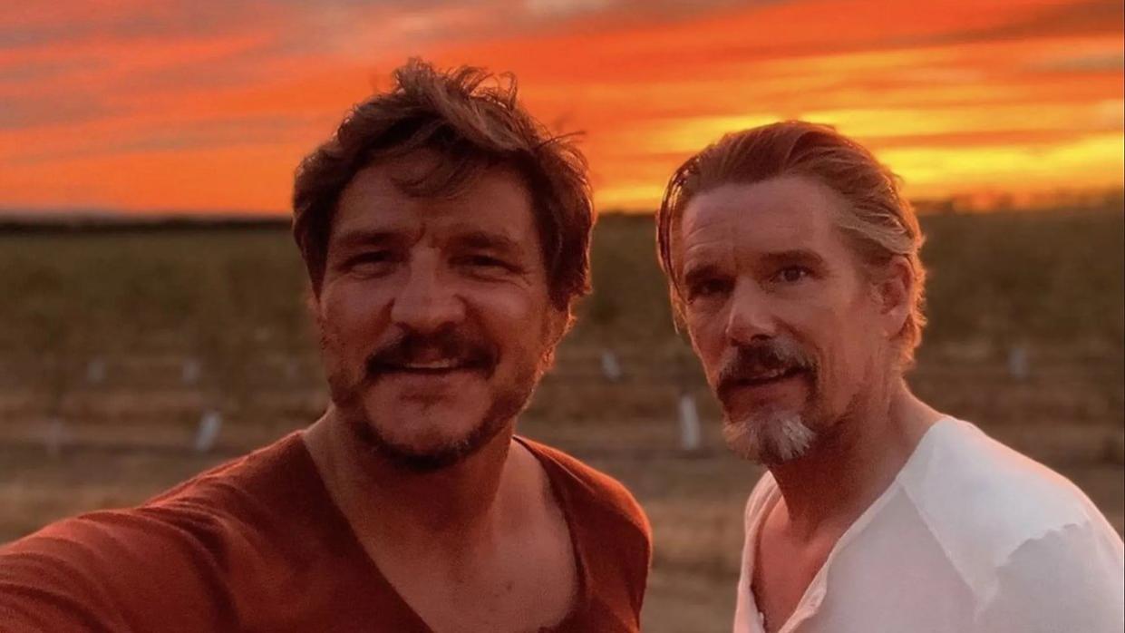 Pedro Pascal and Ethan Hawke