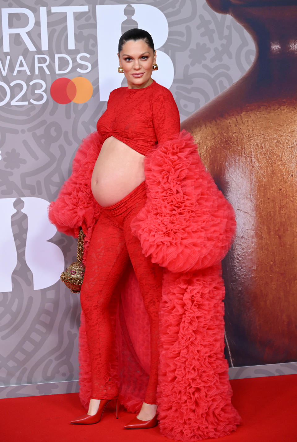 Jessie J attends The BRIT Awards 2023 at The O2 Arena on February 11, 2023 in London, England