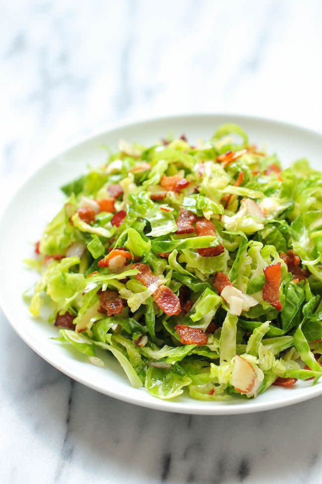 Brussels Sprouts and Bacon Salad