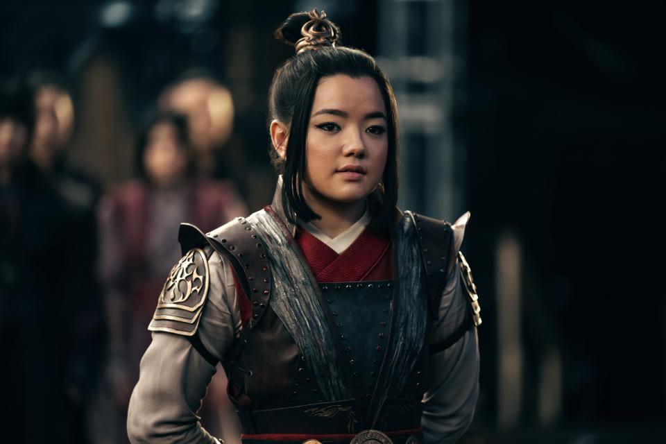 Avatar: The Last Airbender. Elizabeth Yu as Azula in season 1 of Avatar: The Last Airbender. Cr. Robert Falconer/Netflix © 2023