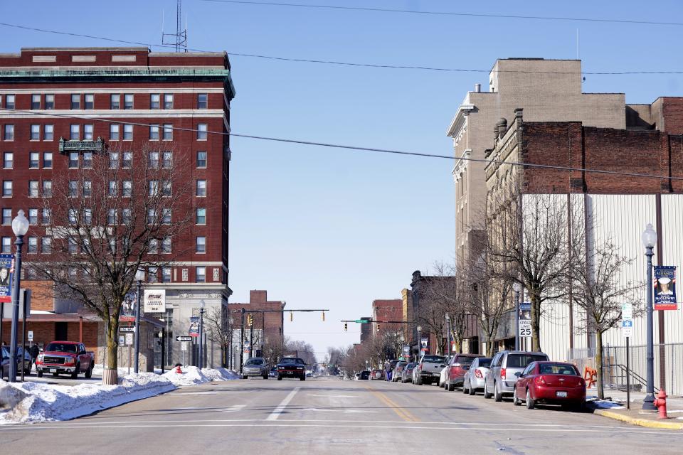 A look down Alliance’s Main St. downtown.