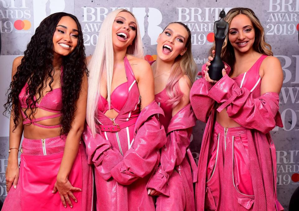 Girl power: Leigh-Anne Pinnock, Jesy Nelson, Perrie Edwards and Jade Thirlwall (PA)