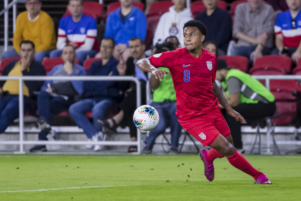 Weston McKennie and the current crops of talented USMNT youngsters must relocate the never-say-die attitude of the program's past. (Photo by Scott Taetsch/Getty Images)