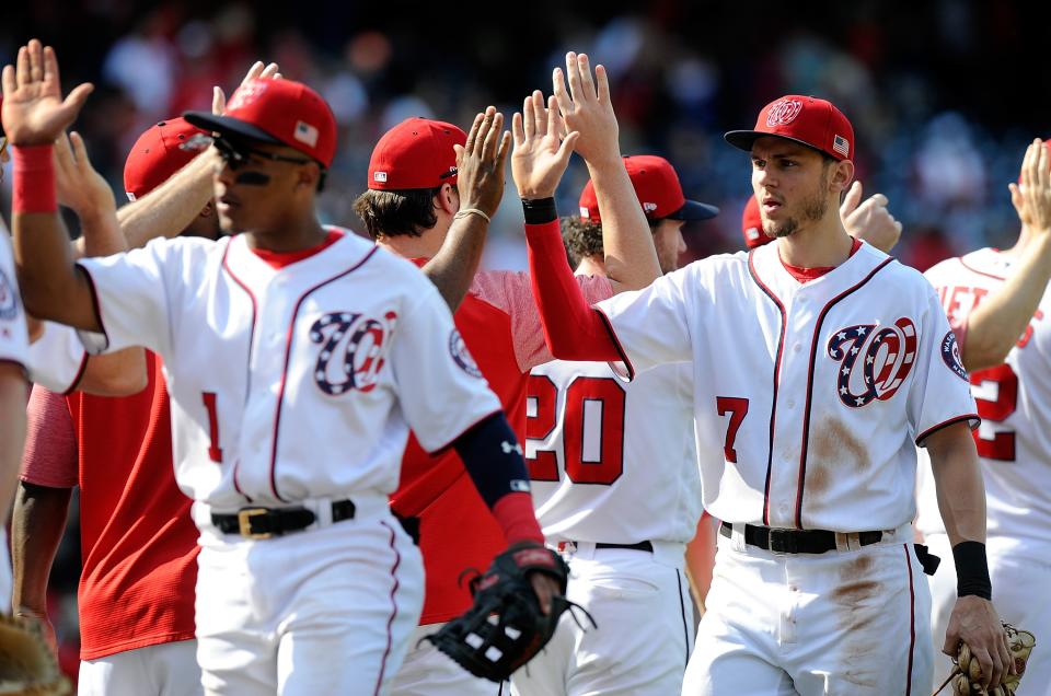 The Nationals are going to the postseason once again. (Photo by Greg Fiume/Getty Images)