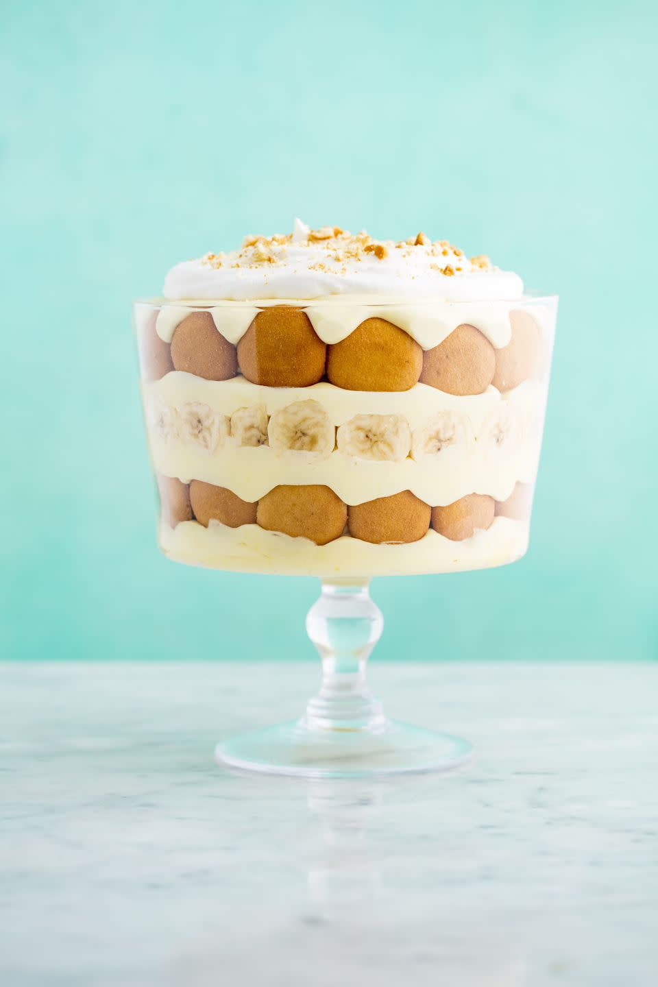 <p>Guests will go naners for this pudding trifle.</p><p>Get the recipe from <a href="https://www.delish.com/cooking/recipe-ideas/recipes/a51017/perfect-banana-pudding-recipe/" rel="nofollow noopener" target="_blank" data-ylk="slk:Delish;elm:context_link;itc:0;sec:content-canvas" class="link ">Delish</a>.</p>