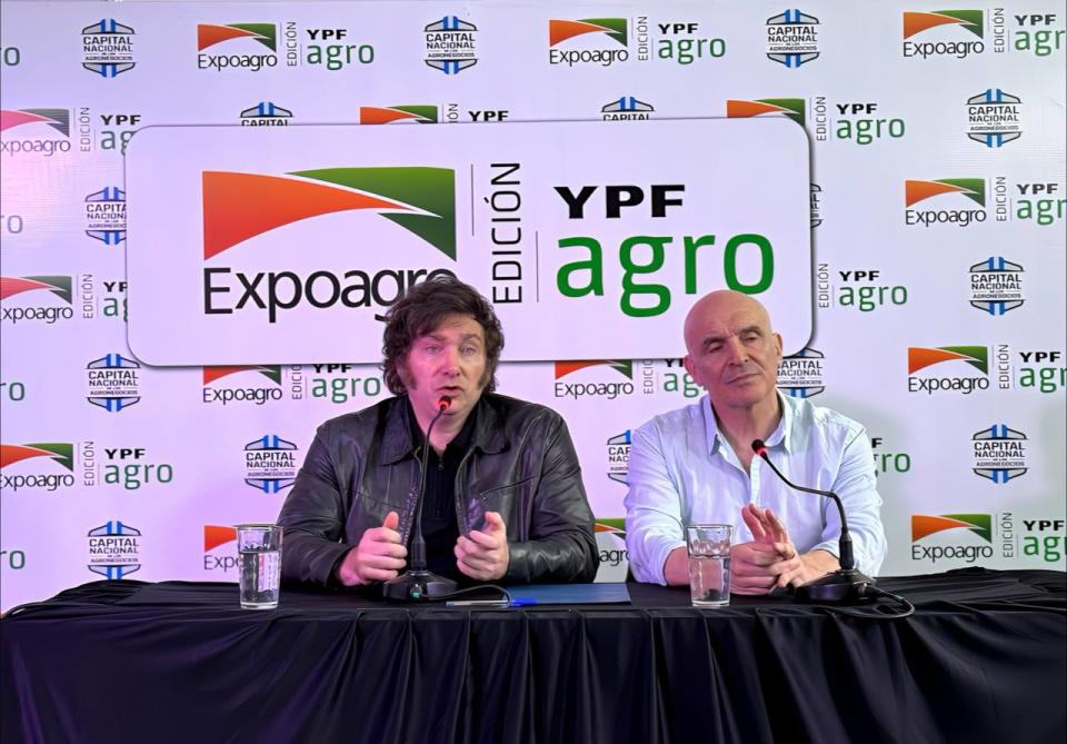 Milei en expoagro