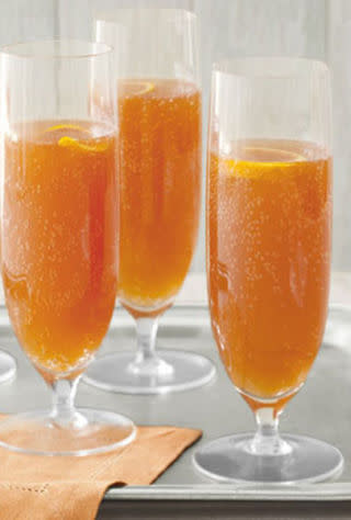 <p>In this mixture, sweet oranges complement the flavors of Scotch, champagne, and cherries. </p><p><strong>Get the recipe <a rel="nofollow noopener" href="http://www.womansday.com/food-recipes/food-drinks/recipes/a38247/orange-cherry-champagne-cocktails-recipe-clx1211/" target="_blank" data-ylk="slk:here;elm:context_link;itc:0;sec:content-canvas" class="link ">here</a>. </strong></p>