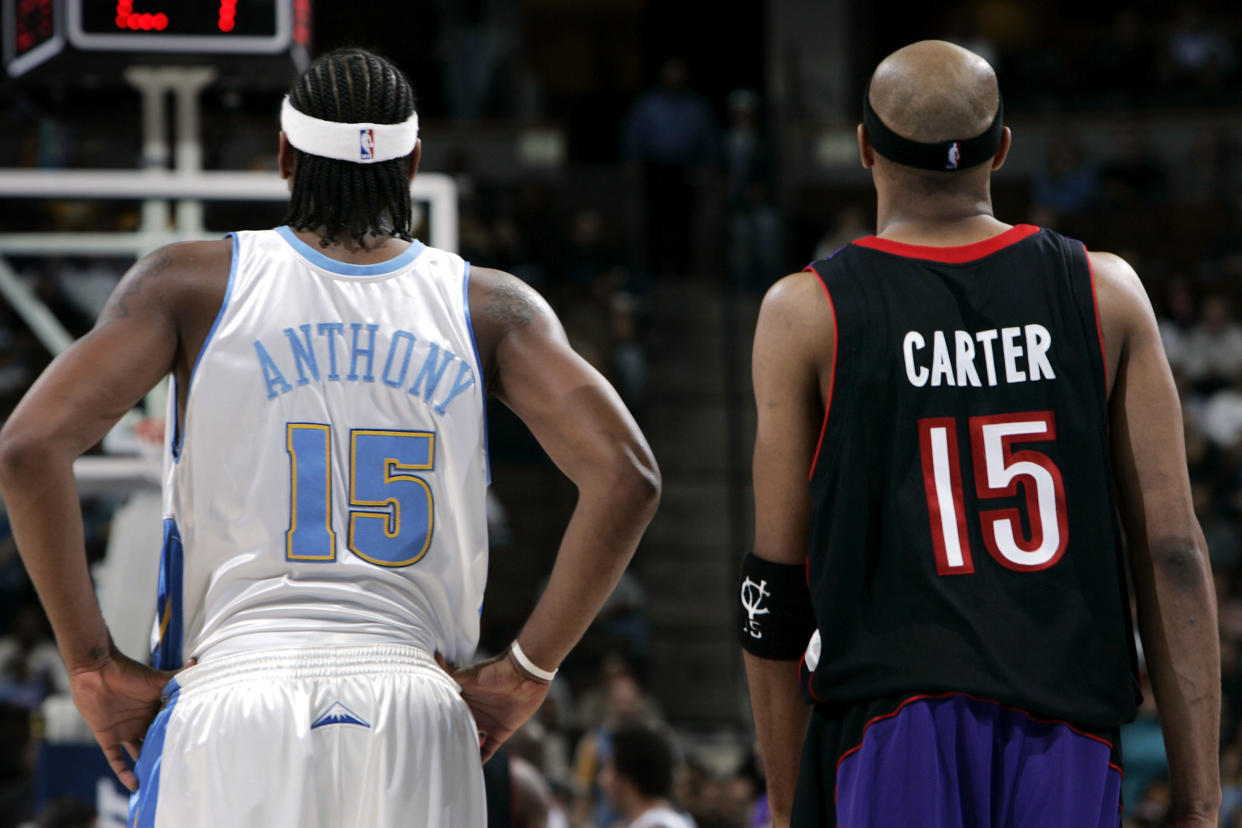Carmelo Anthony and Vince Carter are the closest facsimiles to Dominique Wilkins in the past 25 years. (Brian Bahr/Getty Images)