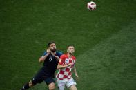 <p>En ce début de match, c’est la Croatie qui mène les débats et qui domine. Jusqu’à quand ? </p>