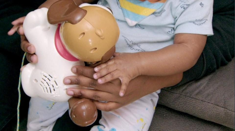 PHOTO: At just 13-years-old Ashley became a mother to a little baby boy nicknamed 'Peanut.' (ABC News)