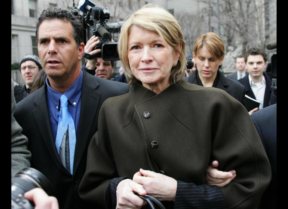 2004 certainly wasn't a "good thing" for Martha Stewart. The prim and proper do-it-yourself maven was found guilty of "conspiracy, obstruction of an agency proceeding, and making false statements to federal investigators" and sentenced to five months in jail. Plus side? We're sure that Martha had the swankest cell on the block.   (Getty)