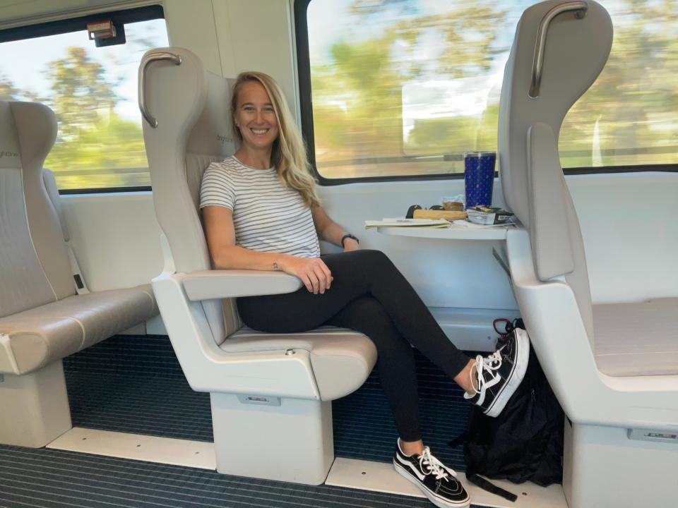 A Brightline ride from West Palm Beach to Orlando and back showed a different perspective of the Treasure Coast on Wednesday, Oct. 18, 2023.